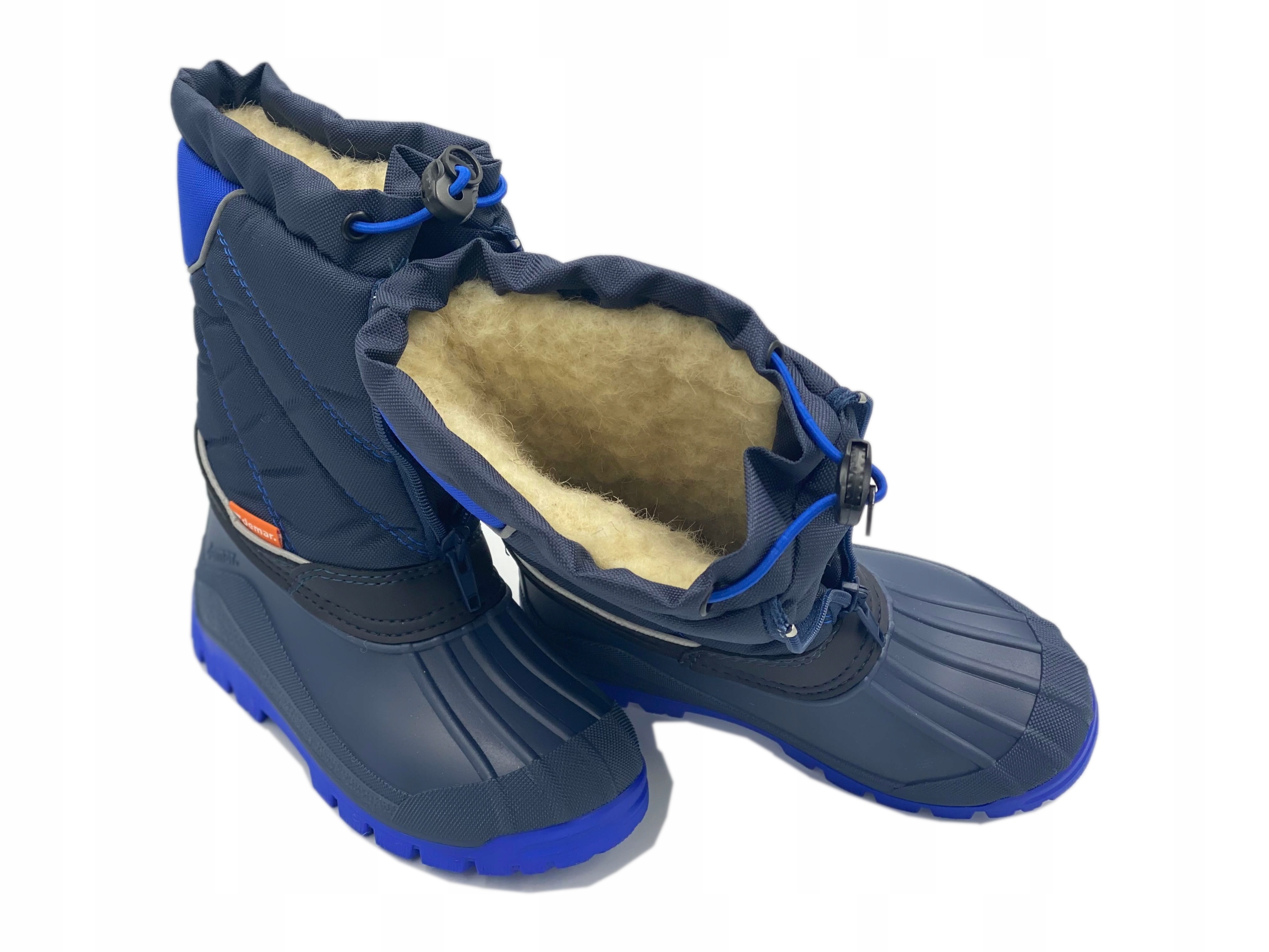 Demar Śniegowce Niko naturalna wełna roz. 35/36 B Kolor dodatkowy czarny