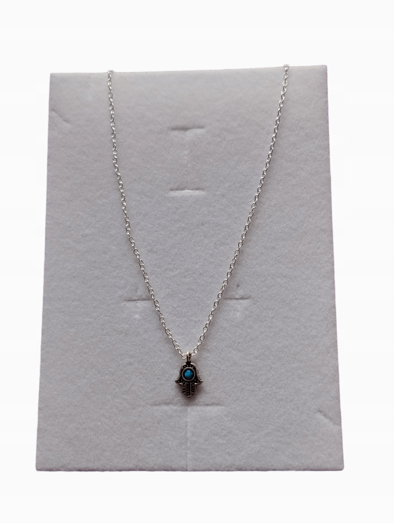 Naszyjnik srebrny Hamsa Ręka Fatimy srebro 925 Marka Inna marka