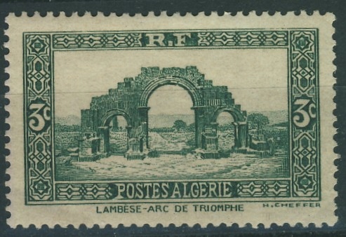 Kolonie fr. Algerie 3 cent. - Lambese Arc