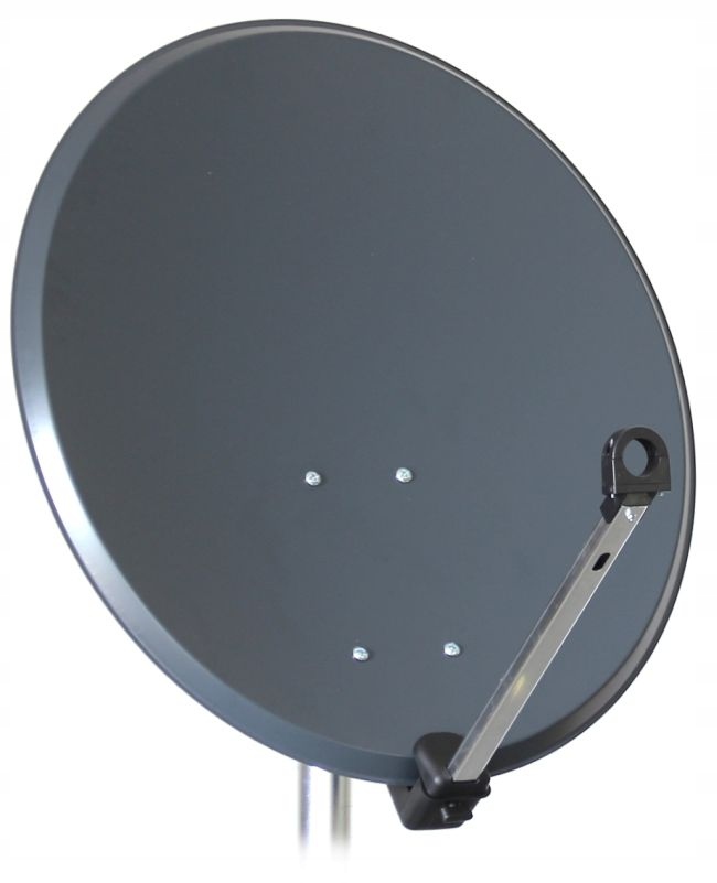 Antena Satelitarna Famaval 80 Grafitowa Stalowa Czasza Sat do Canal+ Polsat
