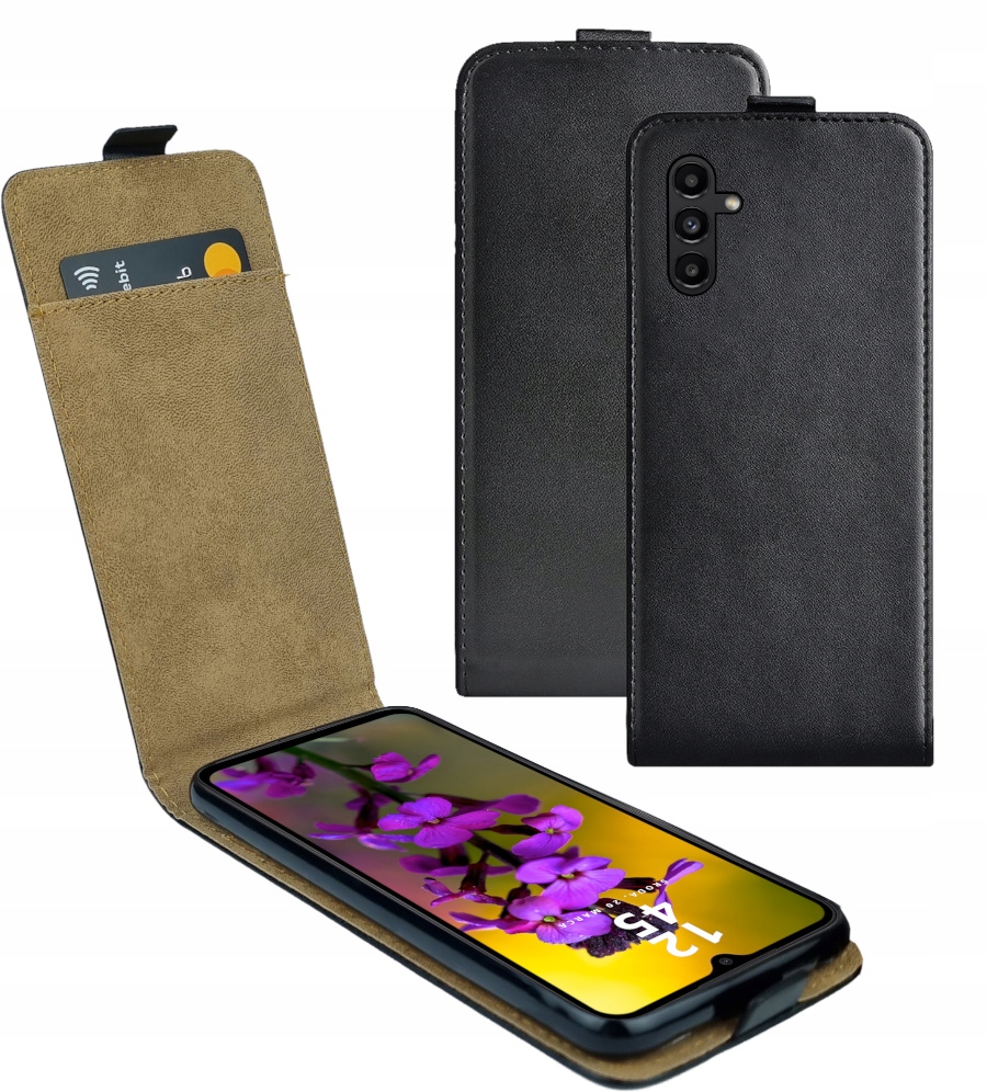 

Etui do Samsung A04S Pokrowiec Klapka Szkło