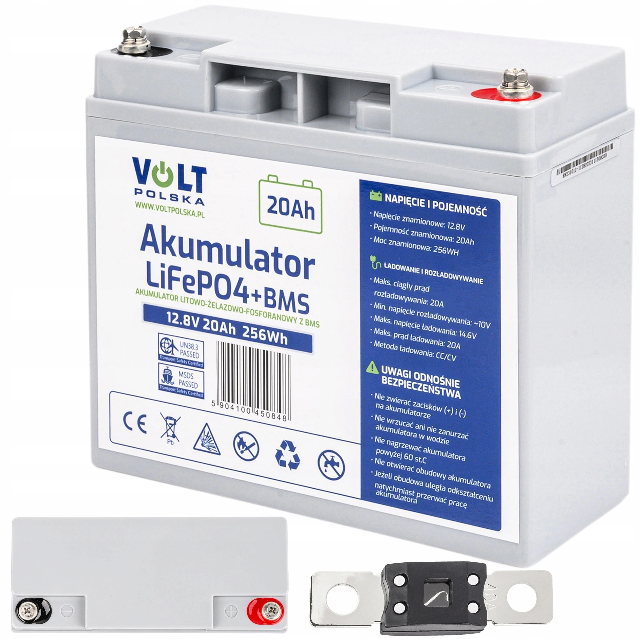 20Ah Batéria LiFePO4 Bms 12,8V Dlhá životnosť, nízka hmotnosť 3 kg