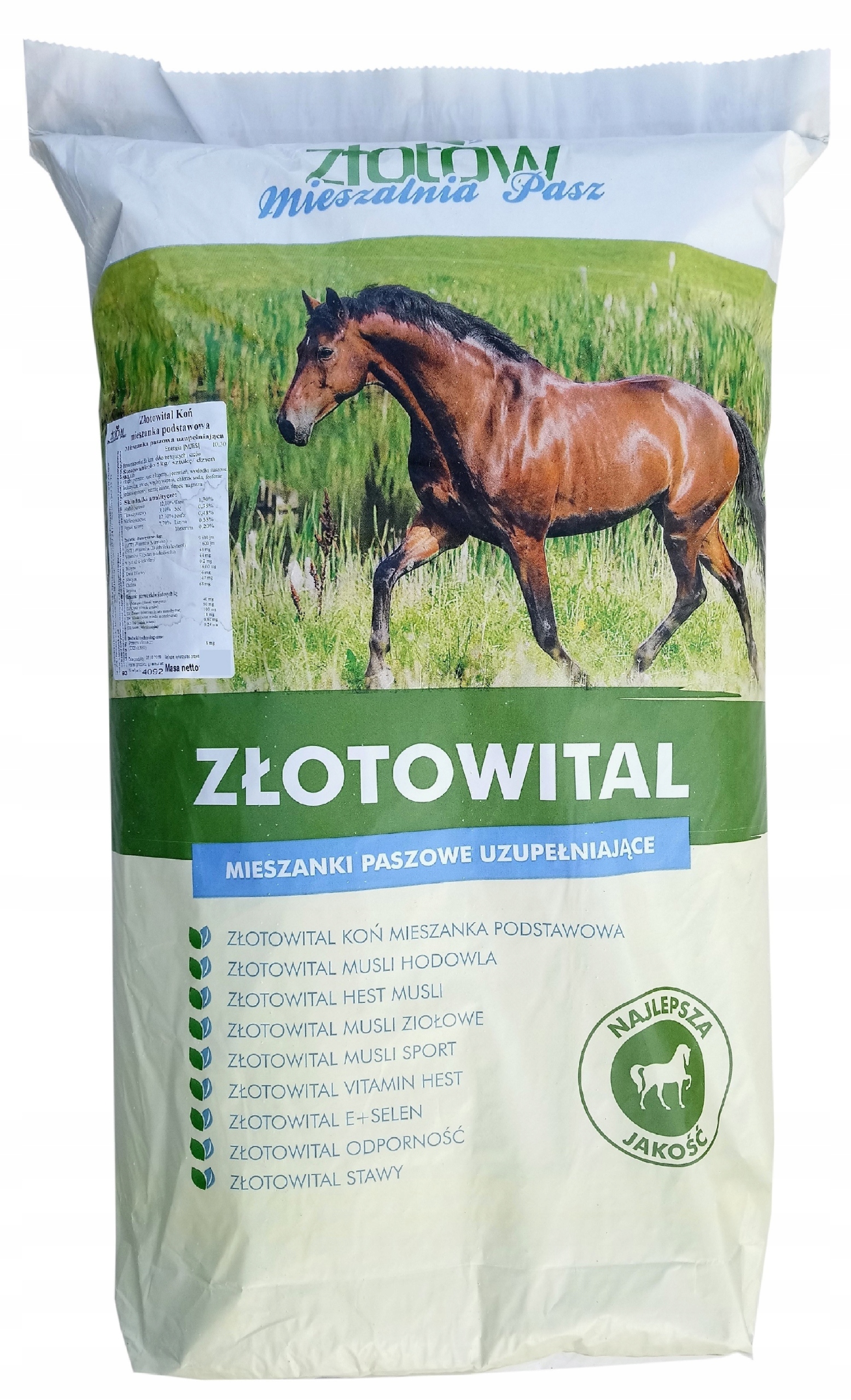 

Złotowital Mesz gotowy posiłek dla koni 20kg