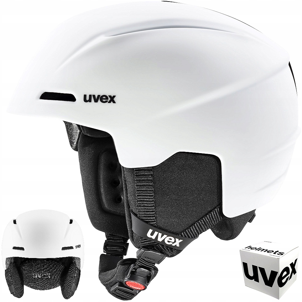 Dětská, lyžařská a snowboardová přilba Uvex Viti 54-58 cm bílá