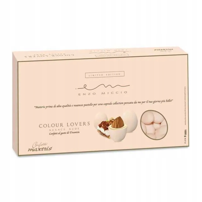Konfety Maxtris Enzo Miccio Nuance Nude Tiramisù 1 kg Limitovaná edice