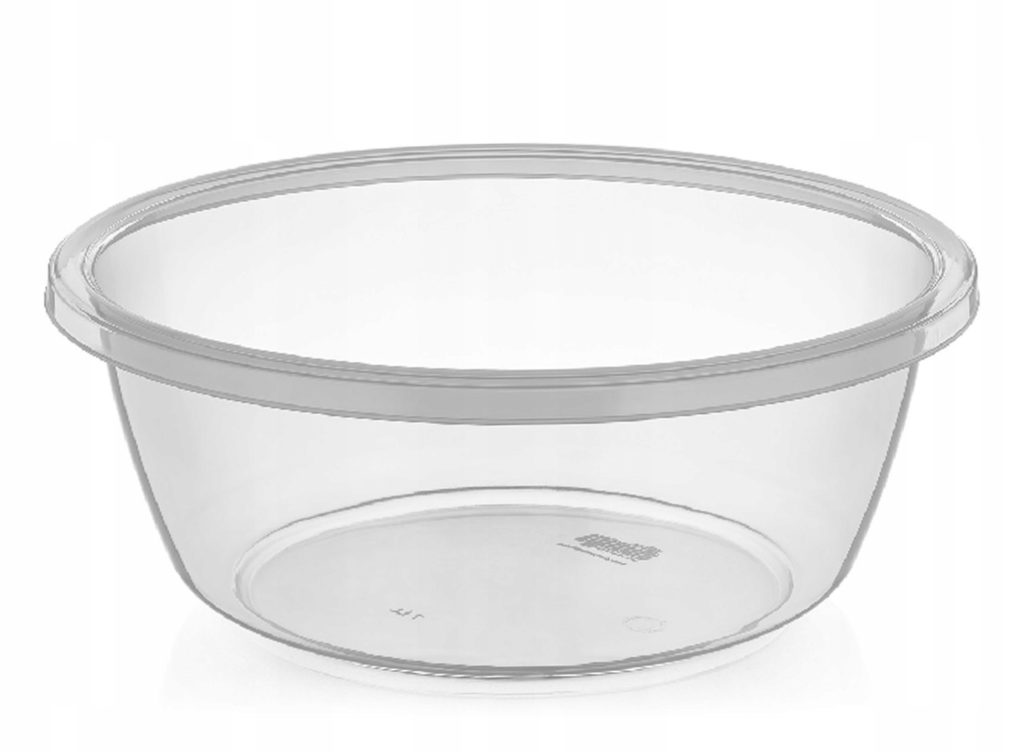 

Miska na żywność pranie okrągła 10,5L Bezbarwna