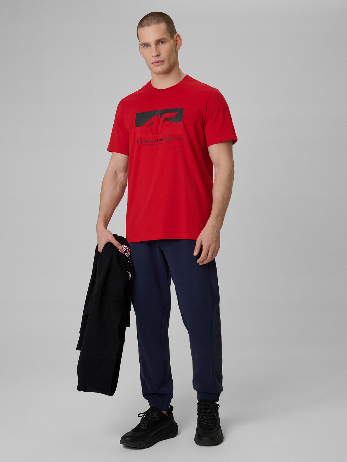 4F Pánské Modré Joggerové Tepláky S Kapsami XL