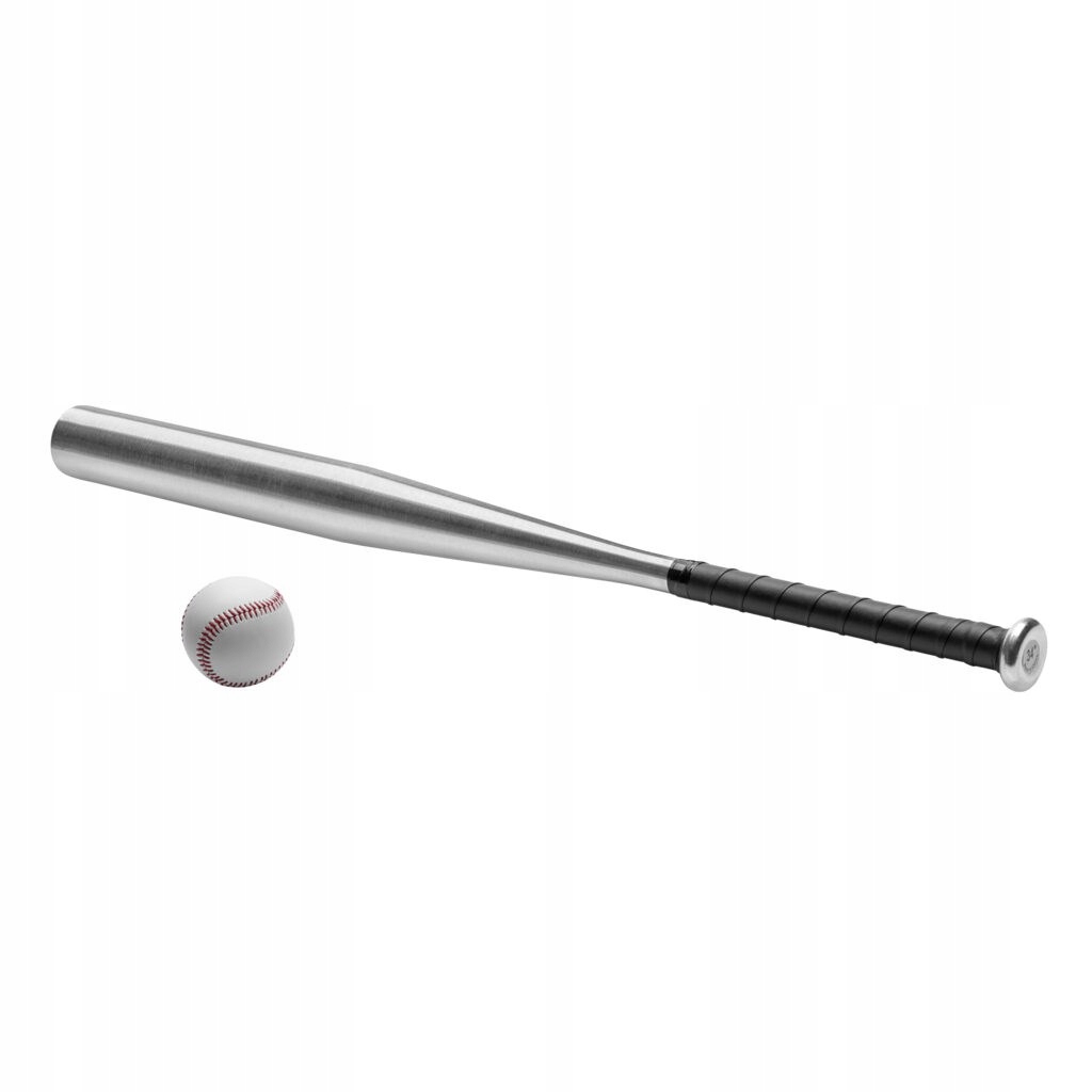 Baseballová pálka 76 cm hliníková s míčem