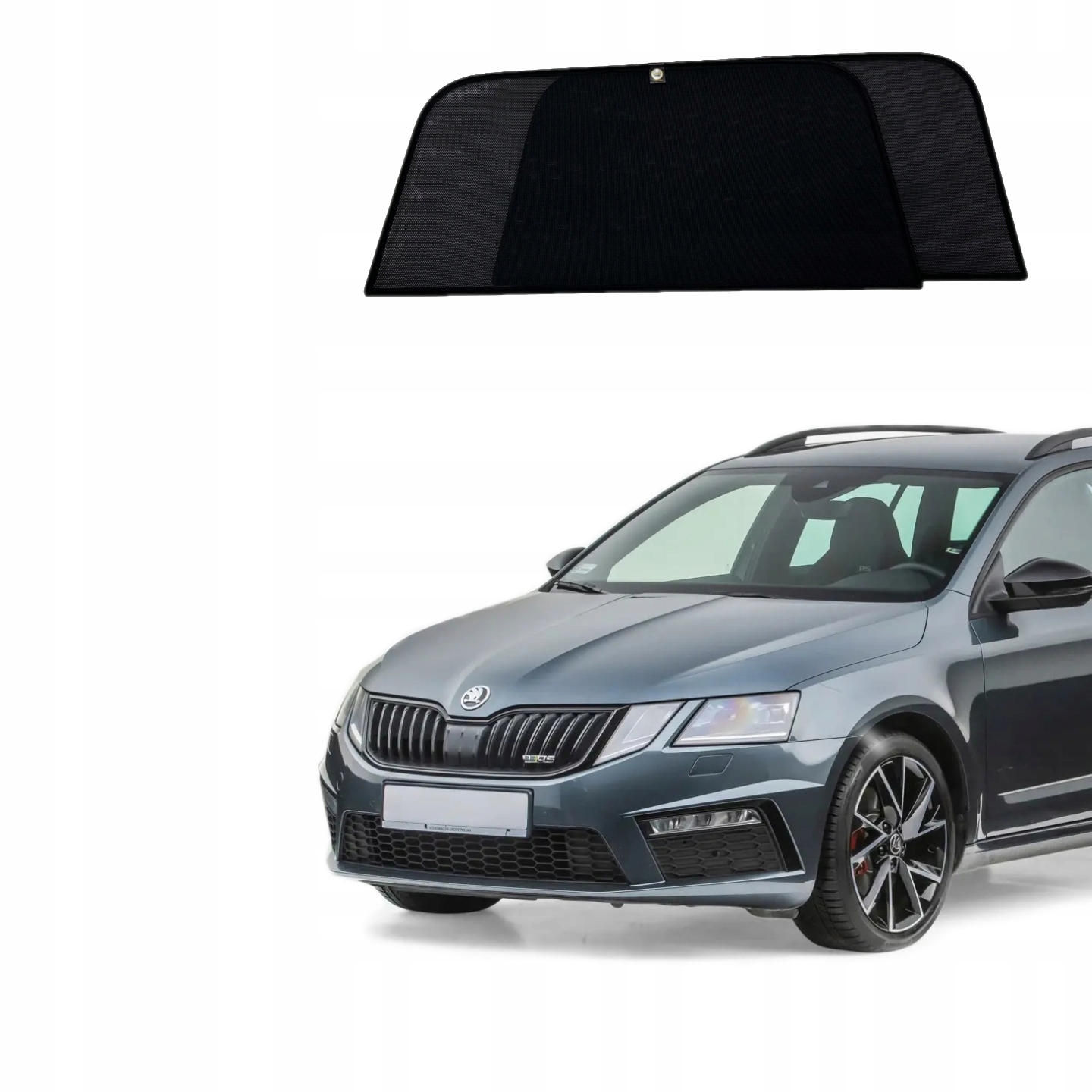 Krytky krytů určené pro Škoda Octavia III 3 sluneční clony na dveře