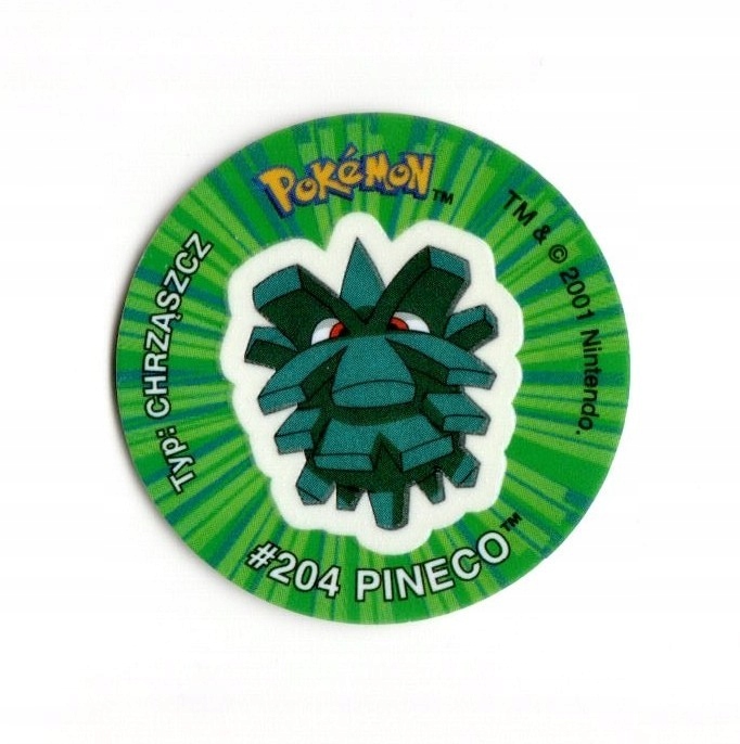 POKEMON TAZO Flesz #204 Pineco