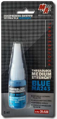 

Moje Auto 6ML Klej Do Gwintów Niebieski Średni