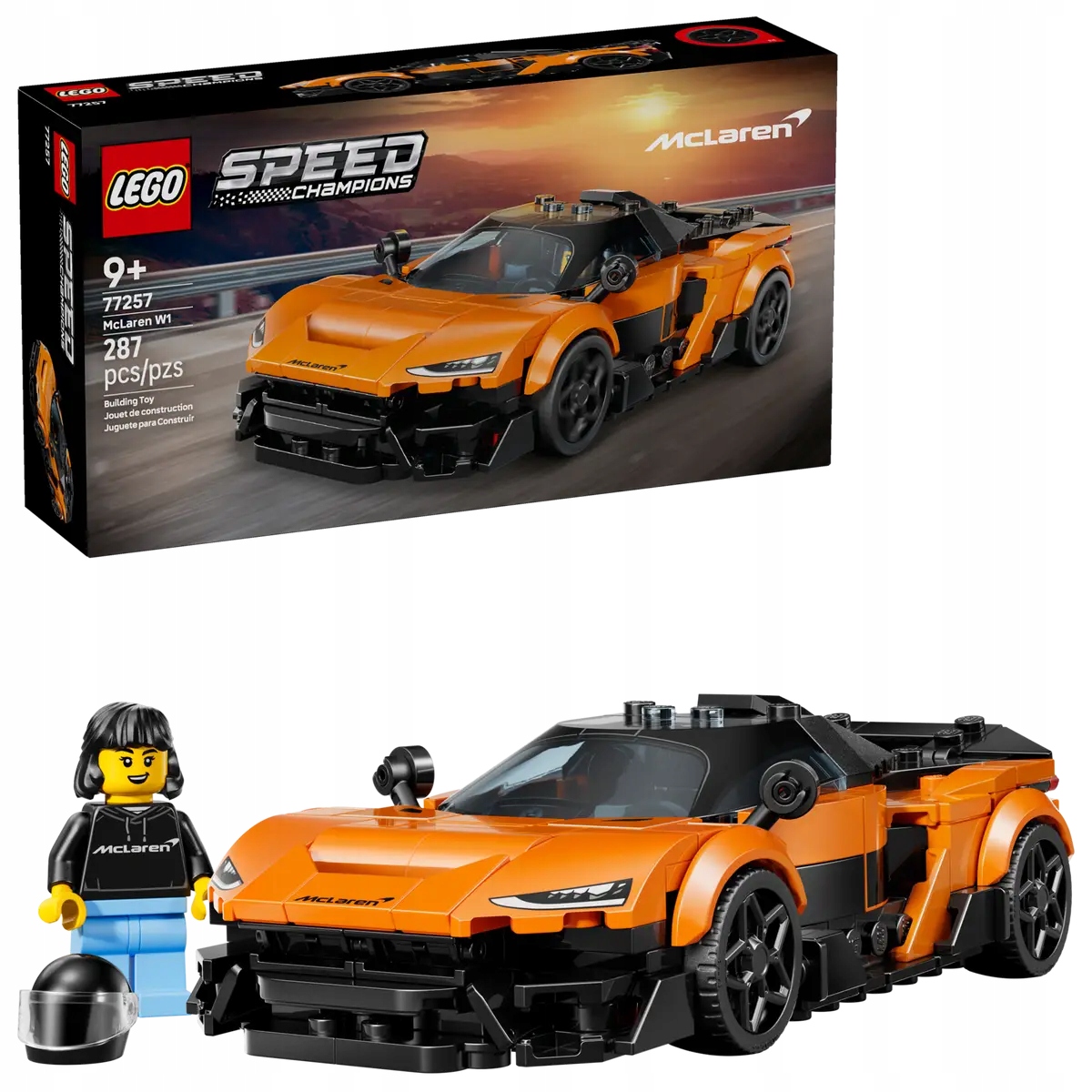 Lego McLaren W1 77257 Speed Champions závodní auto oranžové