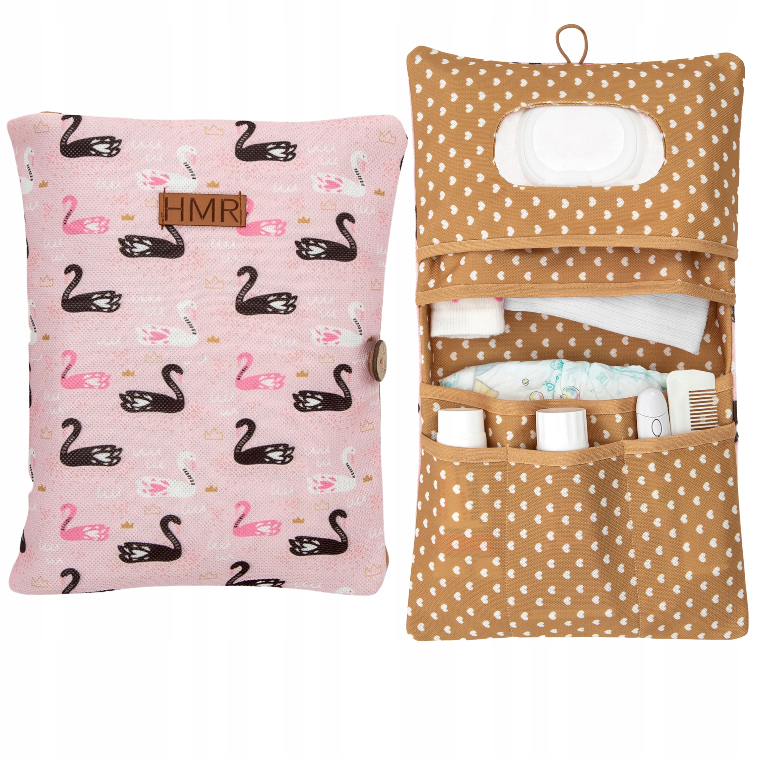 

Organizer i kosmetyczka 2w1 dla mamy i niemowląt