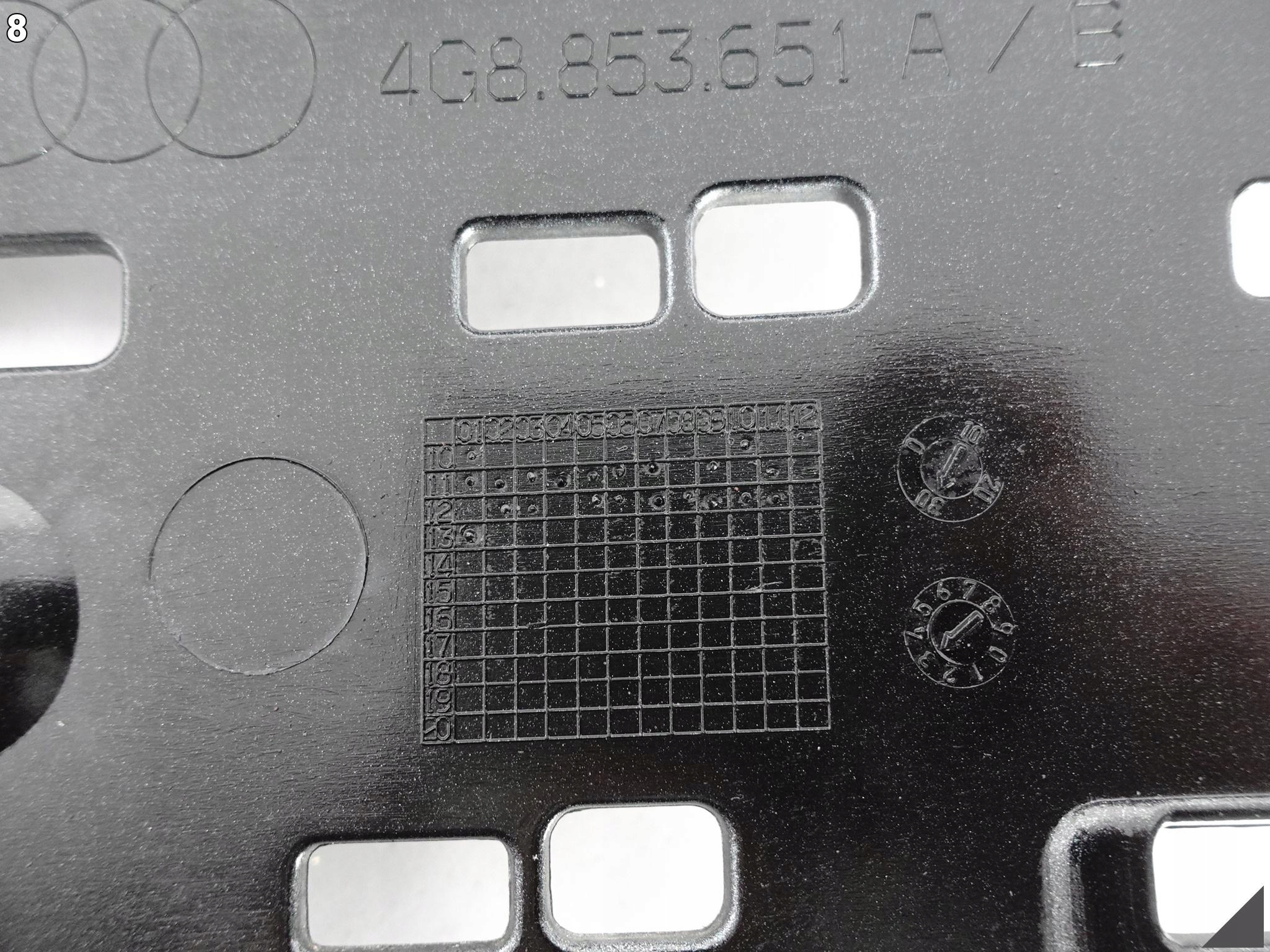 AUDI S7 4G8 C7 10-14 ZDERZAK GRILL ATRAPA CHROM PRZÓD Wersja Europejska