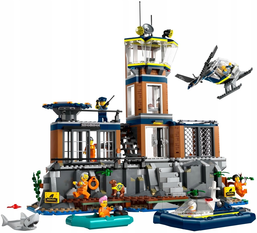 980 ele stavebnice Lego City Policie Z Vězeňského Ostrova 60419