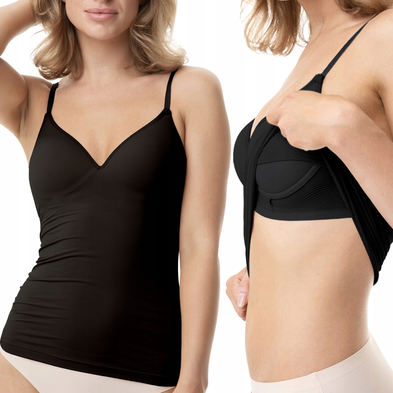 Tričko a podprsenka 2v1 Podprsenka na ramínkách Julimex Top Bra XL