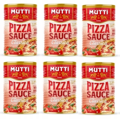Levně 6 x 400 g Mutti omáčka na pizzu, klasická