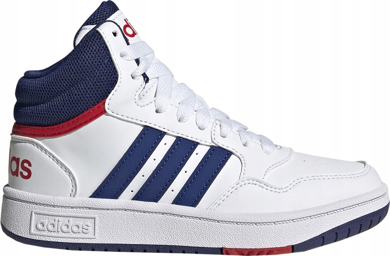 Dětské Boty Adidas Hoops MID Bílo-modré GZ9647 vel. 38