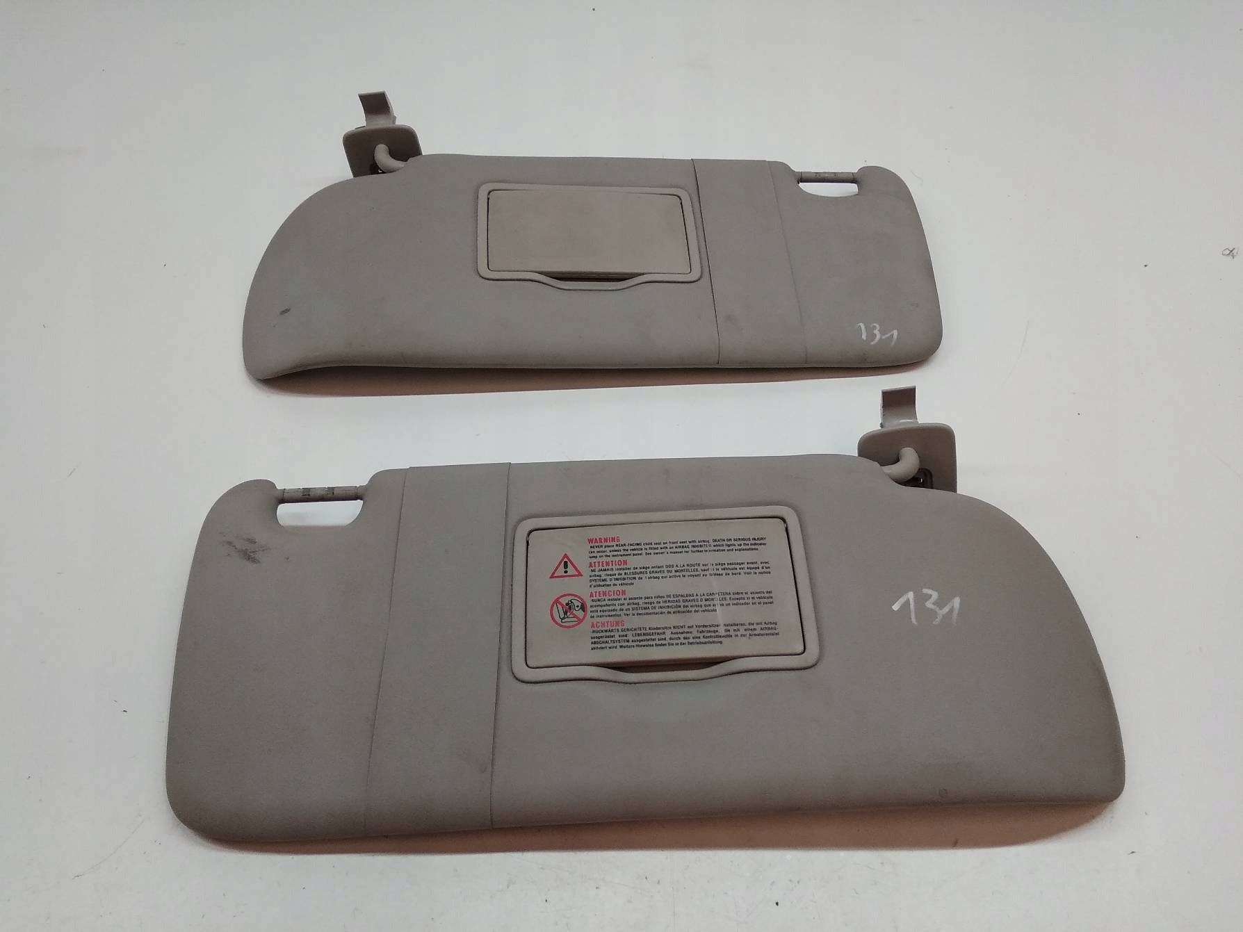 visors PRZECIWSLONECZNE left right cover KPL Renault Espace IV (2003-2014)
