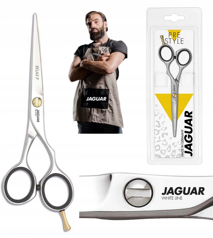 Nożyczki fryzjerskie Jaguar Pre Style Relax P 5.5” Profesjonalne Stal