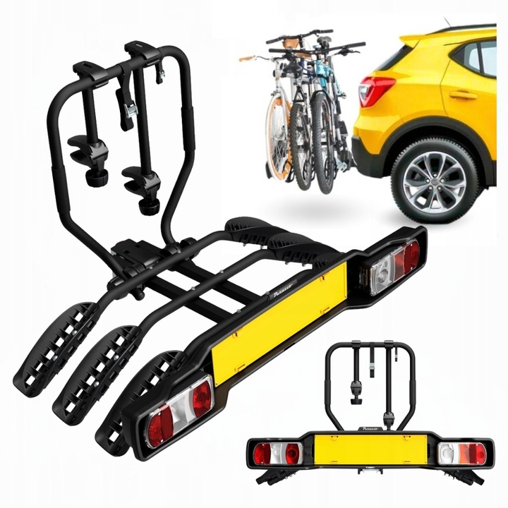 Bagażnik Rowerowy Na Hak Holowniczy Uchwyt Platforma Peruzzo Siena 3 Rowery