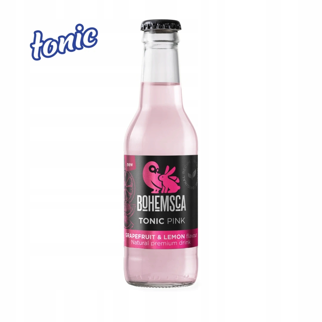Levně Bohemsca Tonic water Pink (Grep a Citron) 200 ml 18 ks
