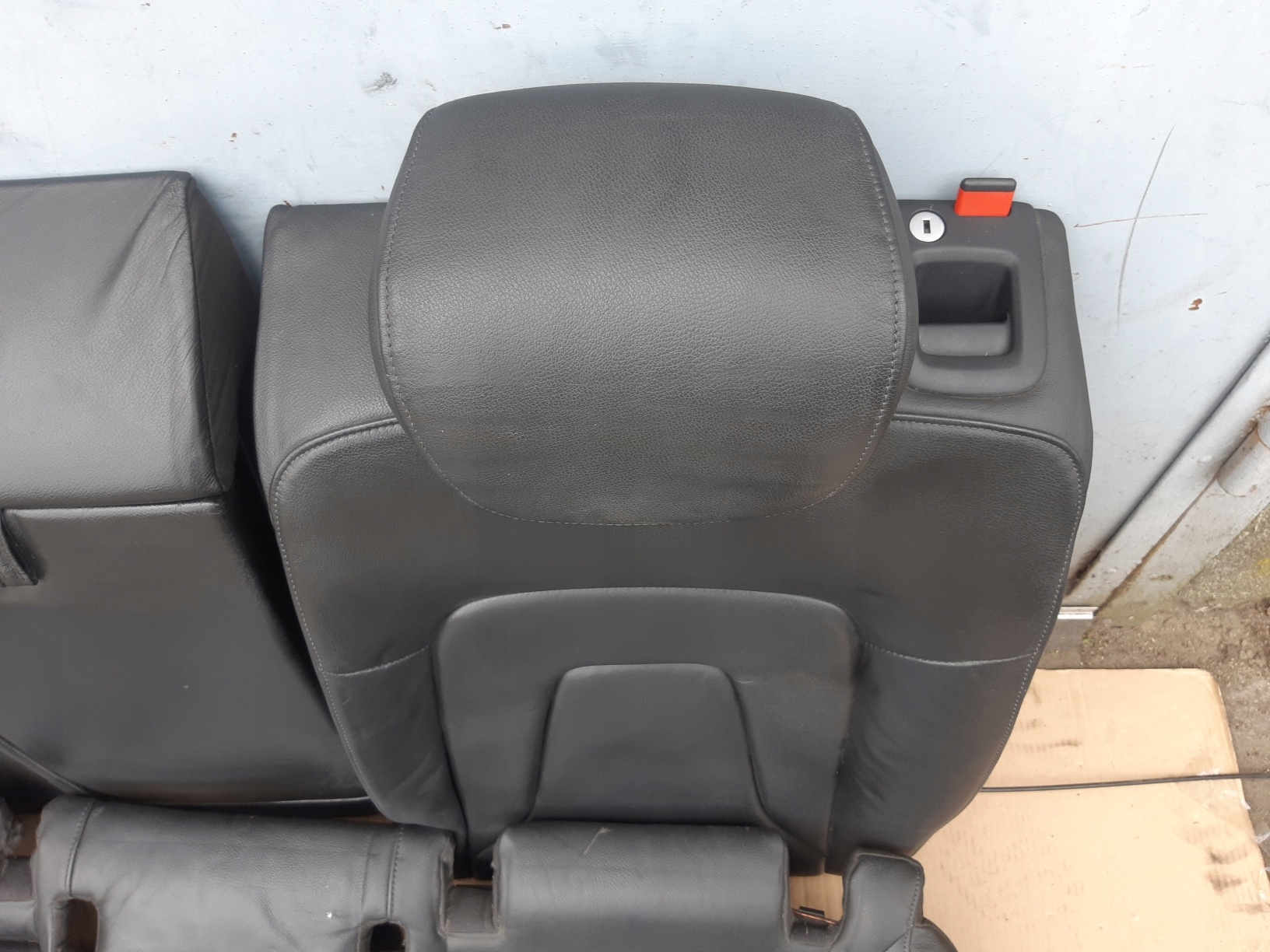 AUDI A5 8T Sitz heck hinten Leder schwarze
