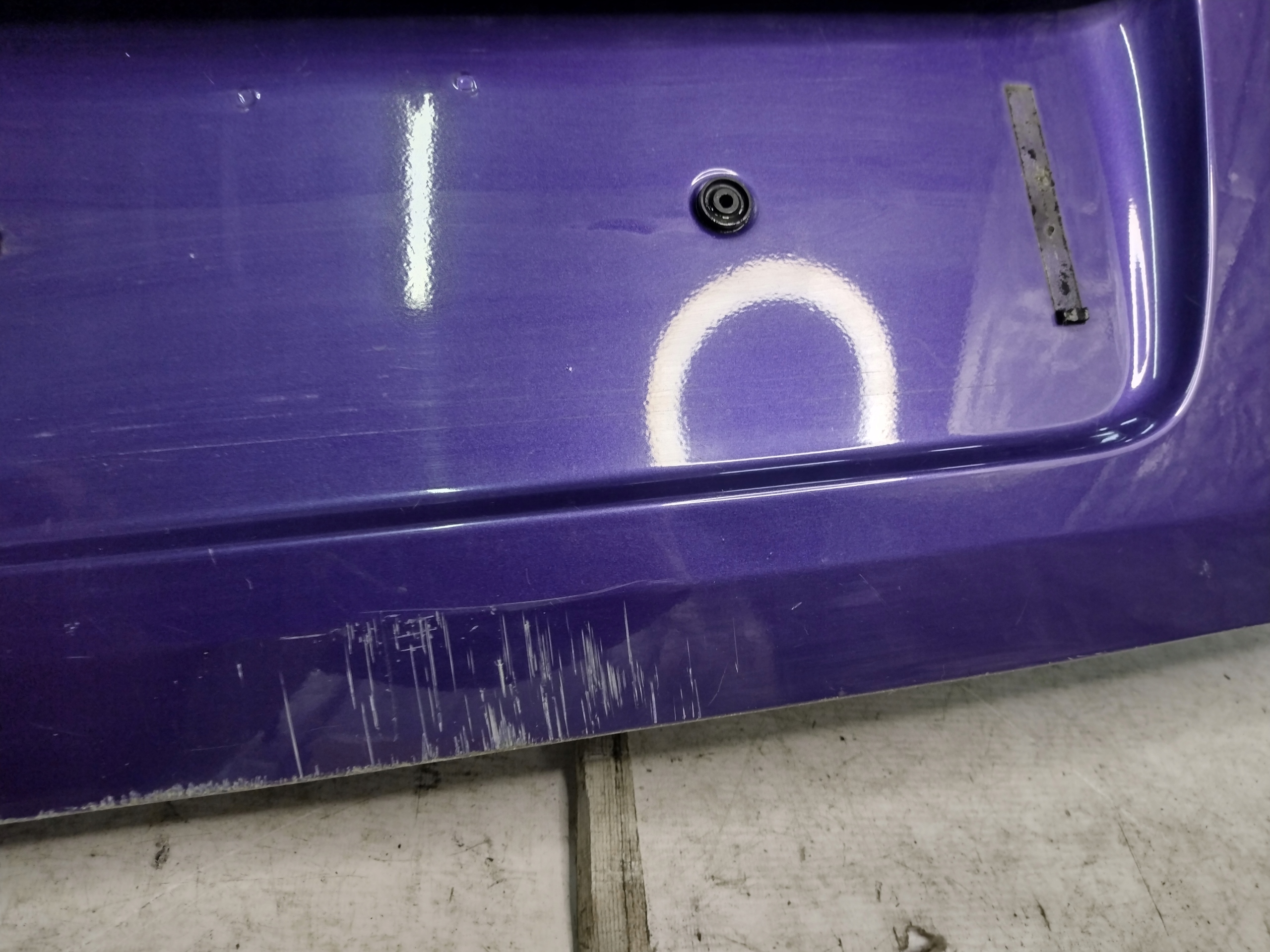 trunk door boot BMW E46 Compact k: Velvetblau Metallic