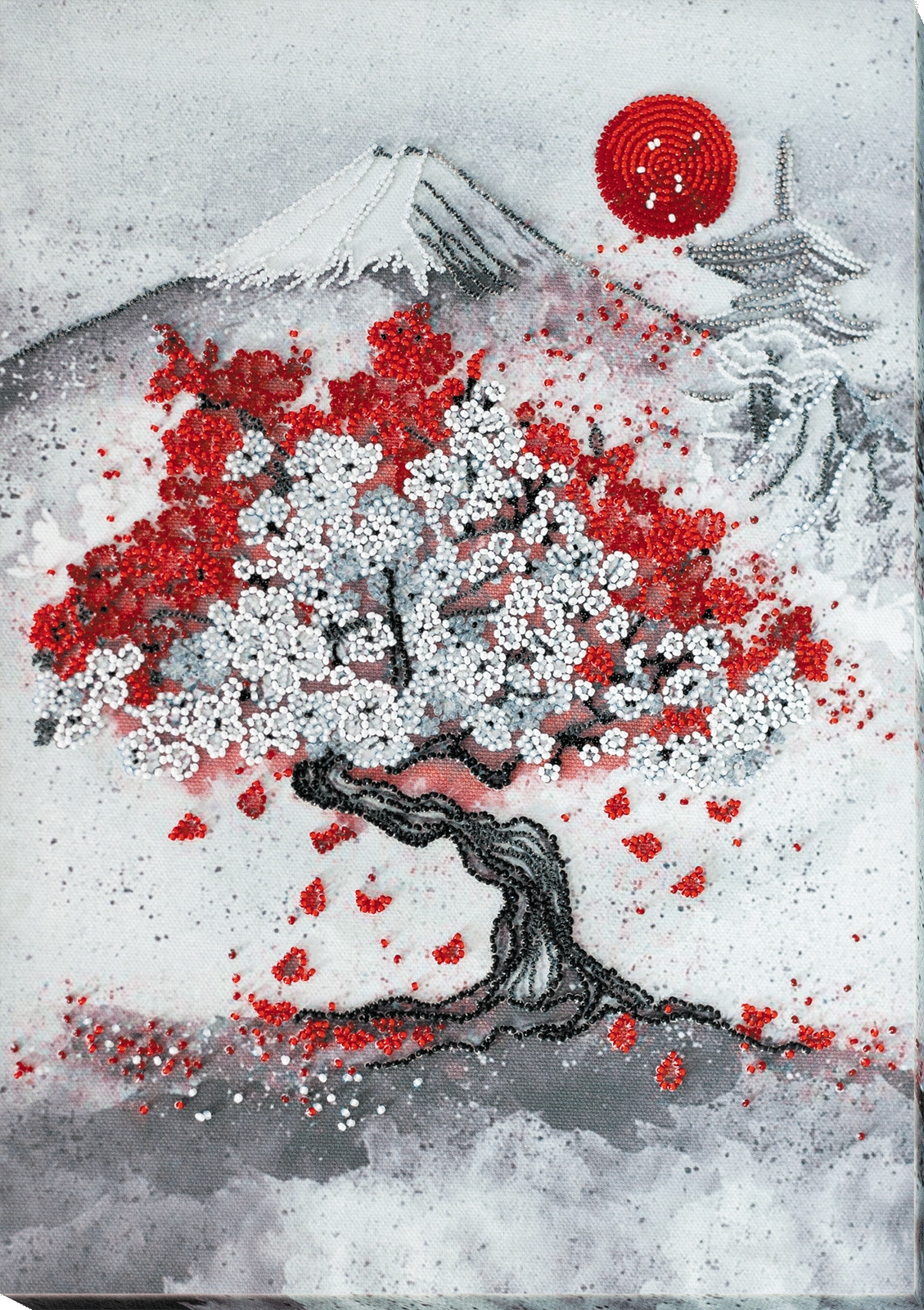 Sada na vyšívání korálků "Hanami" Diy sada korálků