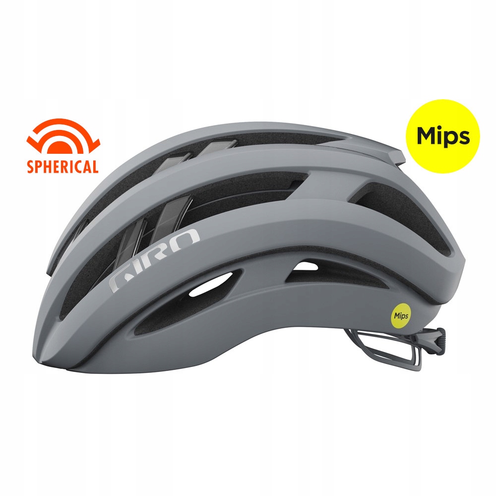 Silniční přilba Giro Aries Spherical Mips matte sharkskin
