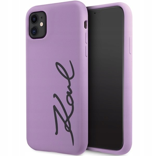 Karl Lagerfeld KLHCN61SKSVGU iPhone 11 Xr 6.1" purpurowy/purple hard