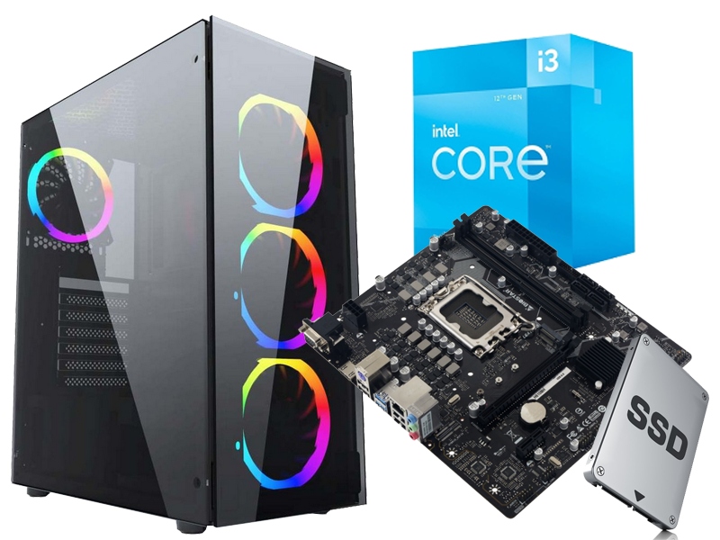 Počítač Wifi I3 12. Generace 8GB GTX1650 240 Ssd