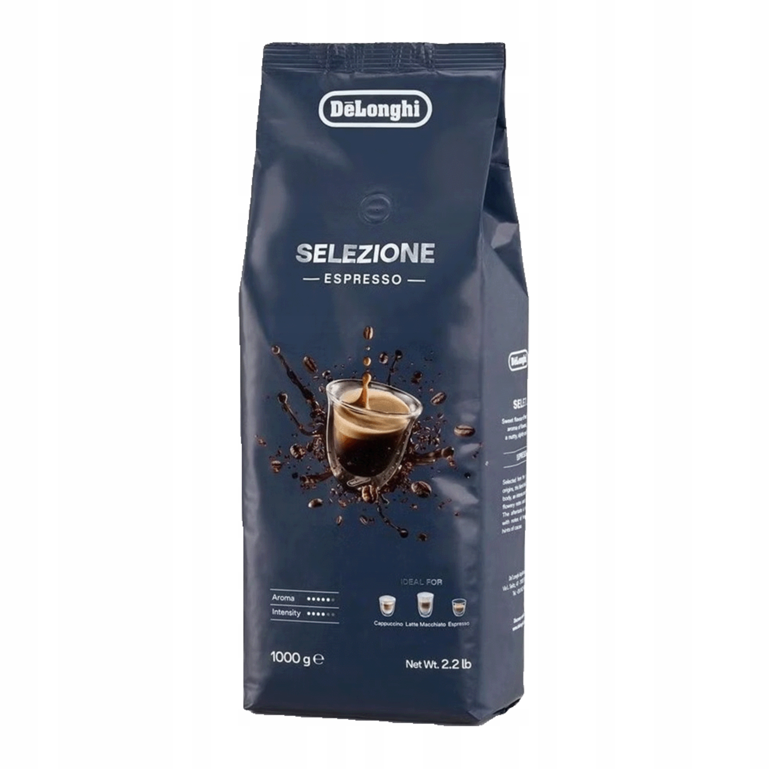 Levně Káva zrnková DeLonghi Selezione Espresso Arabica Robusta 1 kg