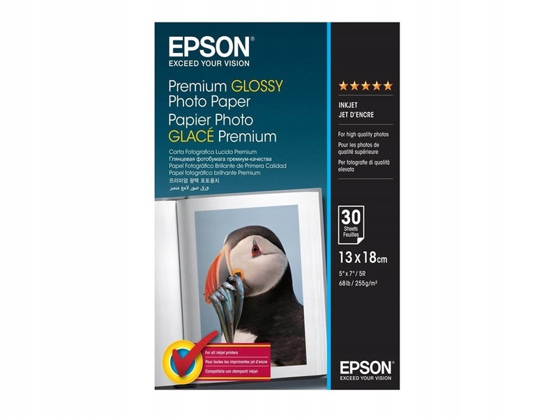 

Papier fotograficzny Epson Premium Glossy 13x18