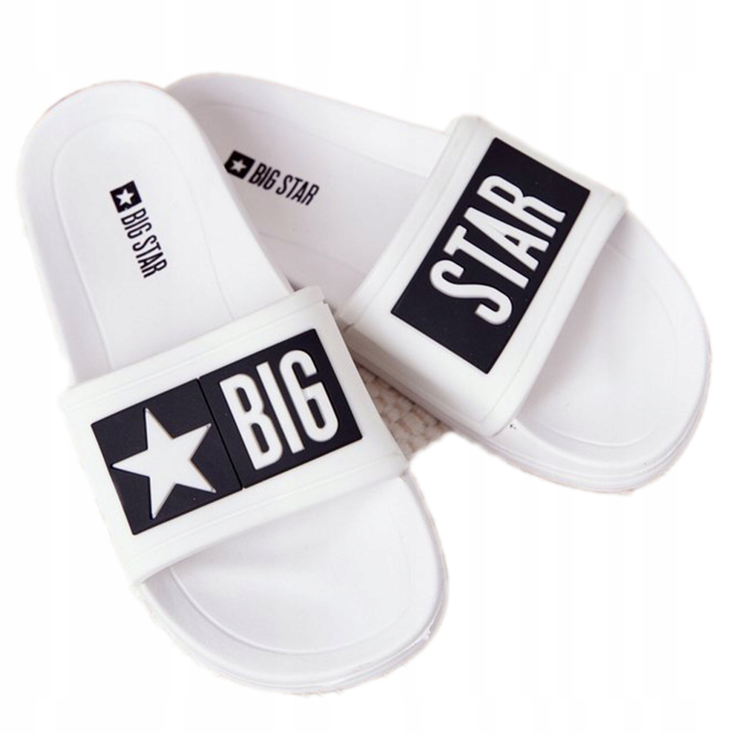 

Dziecięce Klapki Big Star DD374151 Białe 35