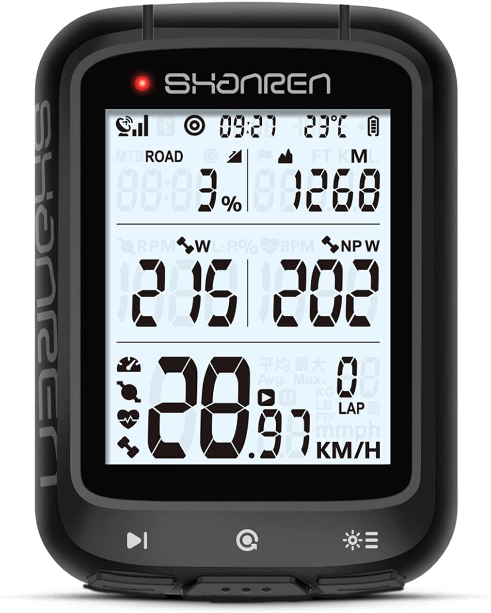 

Shanren Miles Komputer licznik rowerowy Gps Ant+