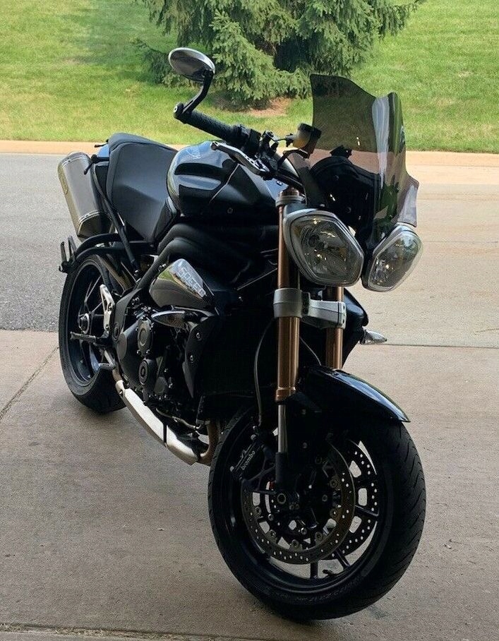 Triumph Speed Triple 1050 (2011-2015) Naked 40 cm Motocyklové sklo