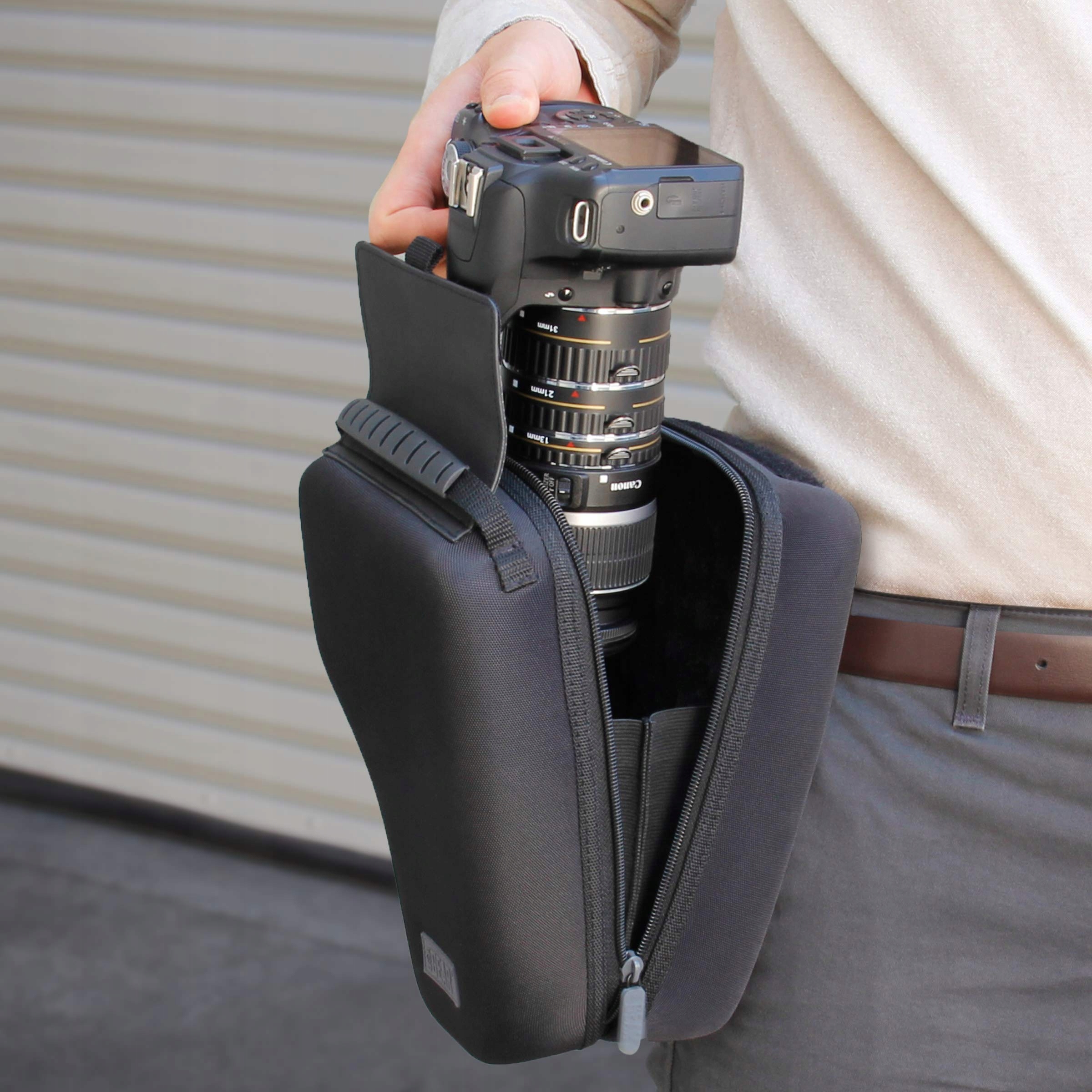 USA GEAR Torba Na Aparat DSLR Z Twardą Obudową I Uchwytem — miniatura 4