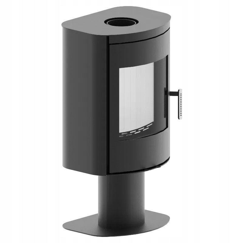 Volně stojící krb Koza Na Noze Rego Sf moderní pro rekuperaci