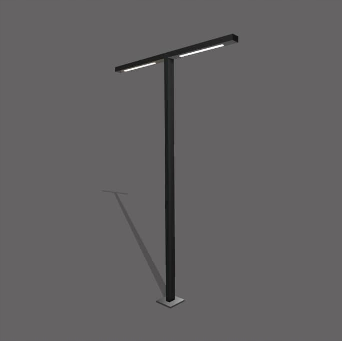 Lampa ogrodowa LED - styl nowoczesny Wysoka- 4m model "T"