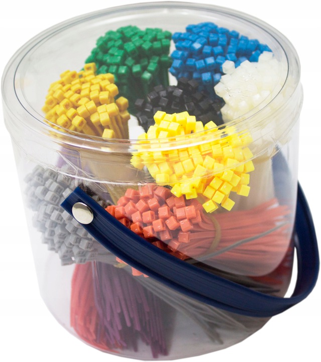 

Opaski Kablowe Zaciskowe Kolorowe MIX CP-1000