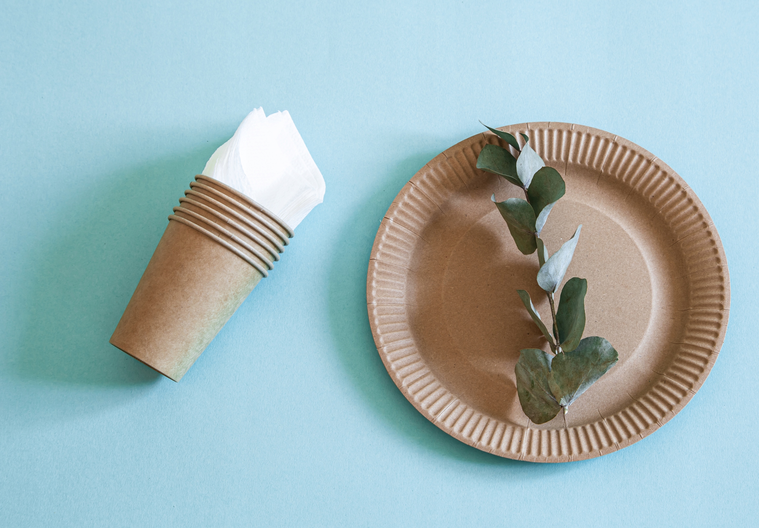 TALERZYK PAPIEROWY 15cm DESEROWY MAŁY KRAFT 100szt Materiał papier