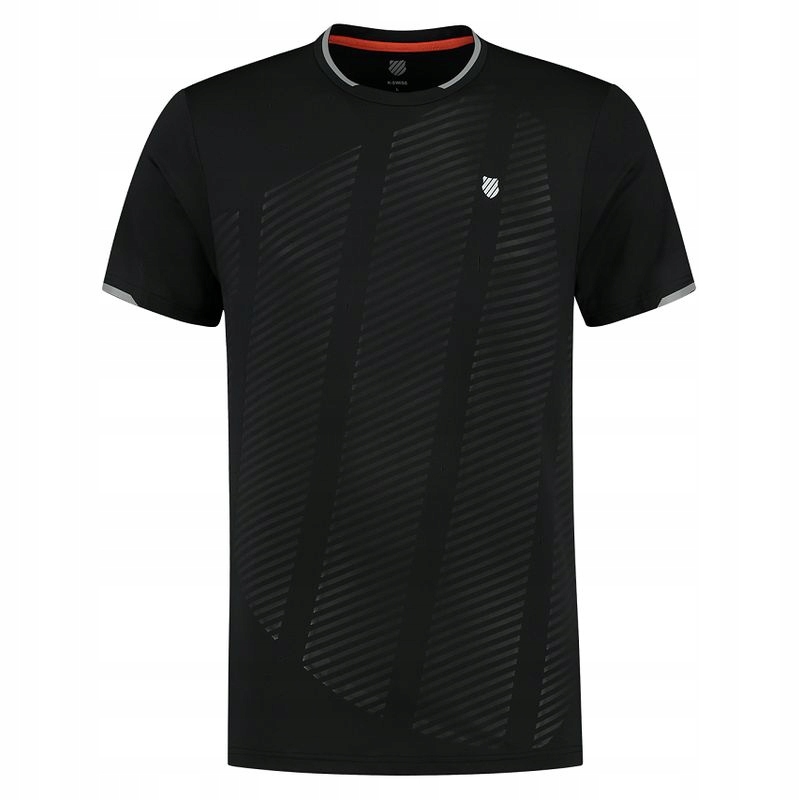 Pánské Tričko K-swiss Hypercourt Shield Crew 2 Men Jet Black XL