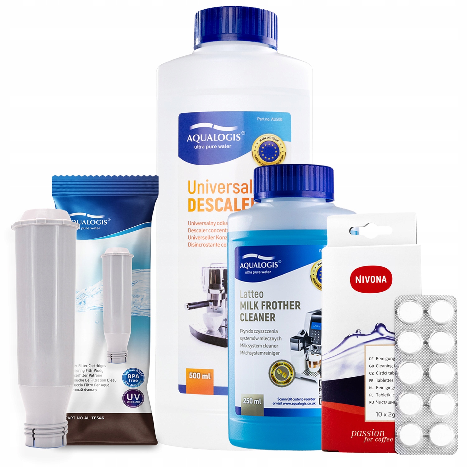 Filtr do kávovaru Nivona AL-TES46 UniDec Tablety Tekutina