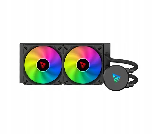 Chłodzenie wodne do procesora Savio Velox 240mm Argb 2x 120mm 1800 obr/min