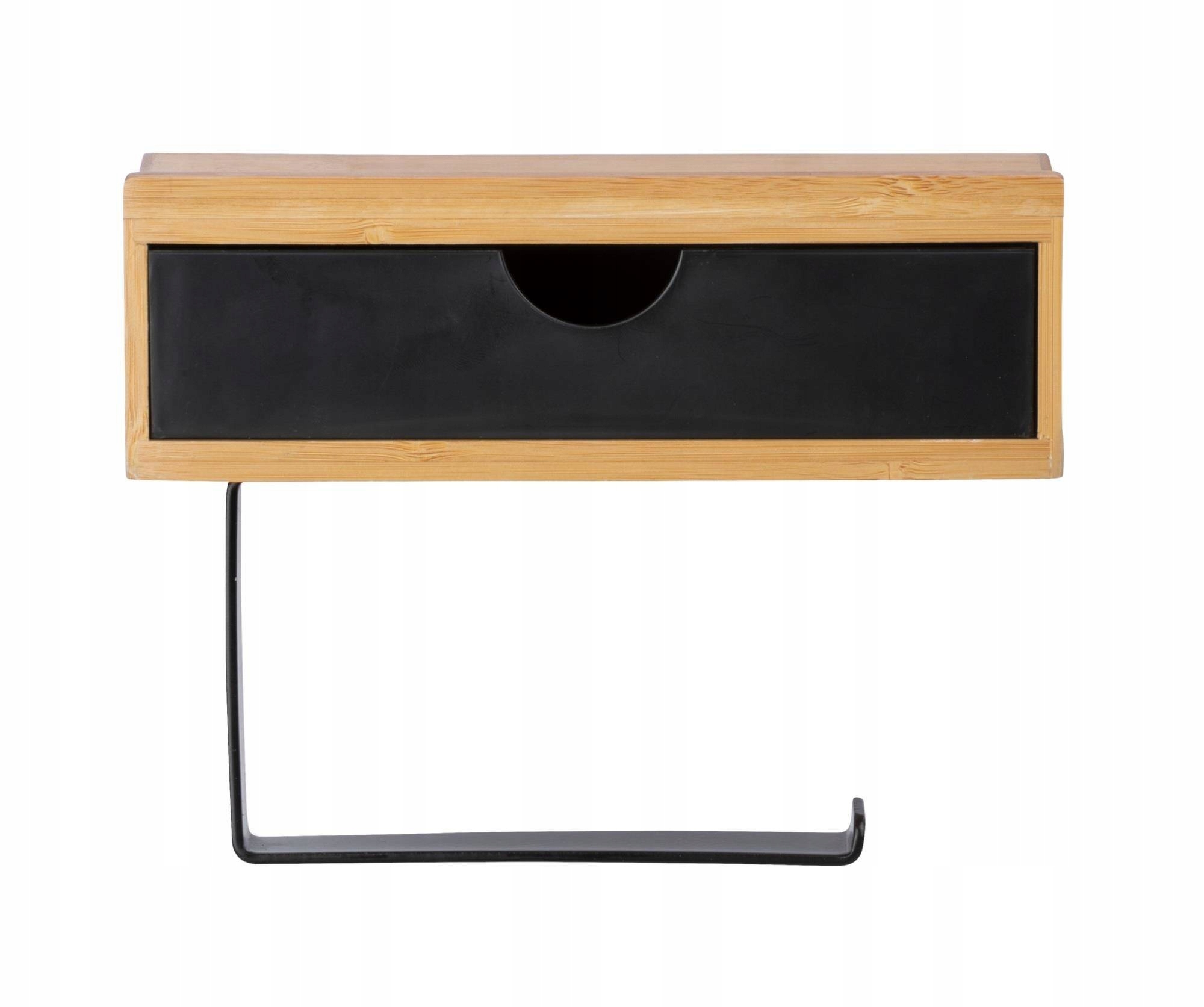 UCHWYT NA PAPIER bambusowy z szufladką WENKO Marka Wenko