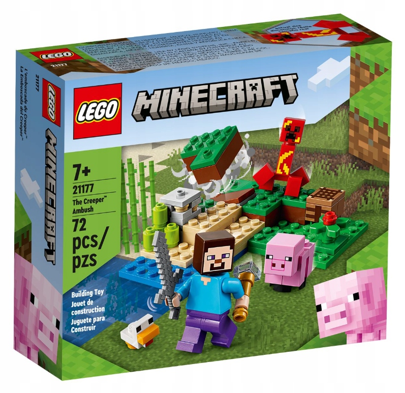 

Lego 21177 Minecraft Zasadzka Creepera Nowe