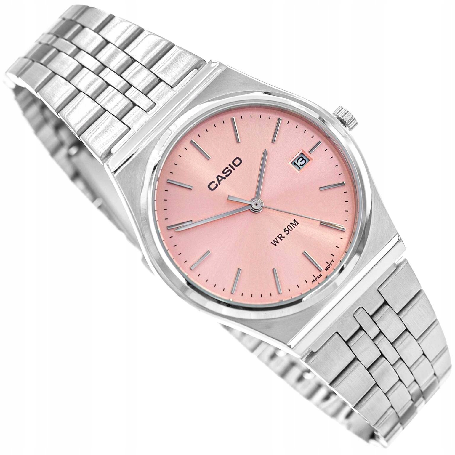 Pánské Hodinky Casio MTP-B145D-4AVEF Stříbrné Na Klasickém Retro Náramku