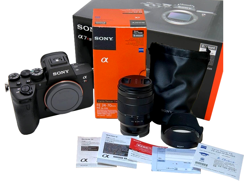 Aparat Sony A7R IV ILCE-7RM4A/Q Obiektyw Sony Fe 24-70 mm f/4 Za Oss