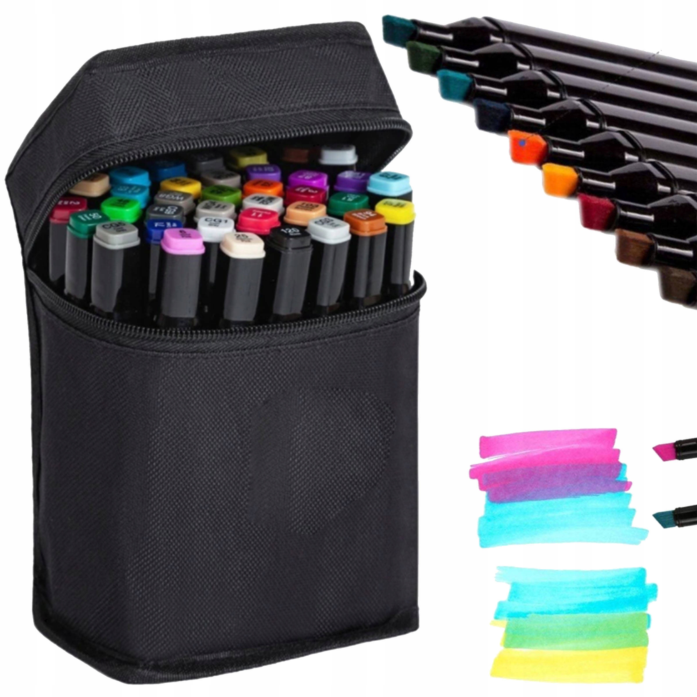 

Markery Flamastry Touch Dwustronne Zestaw 36 Torba